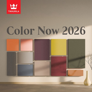 Tikkurila Color Now 2026 színkollekció