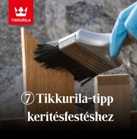 7 tipp kerítés festésére a Tikkurila-tól