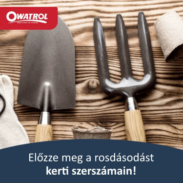 Kerti szerszámok rozsdásodásának megelőzése