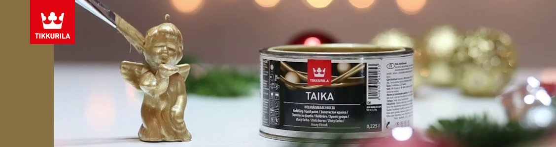 Egyedi karácsonyi díszek a Tikkurila segítségével
