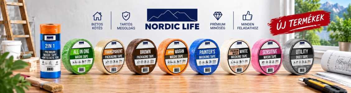 Új Nordic Life festő- és maszkolószalagok a kínálatban